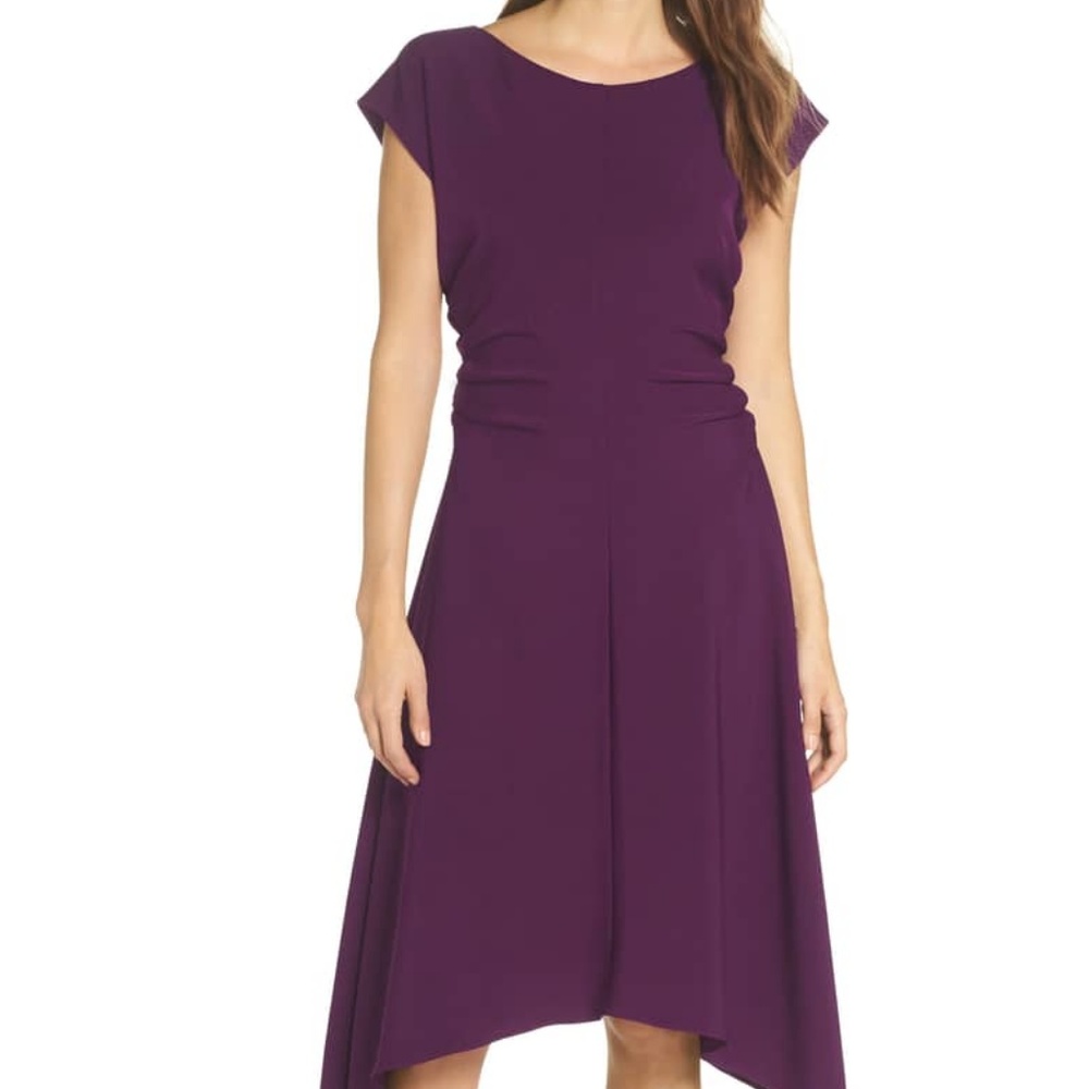 Julia Jordan Ruched Stretch Crepe Dress, 6